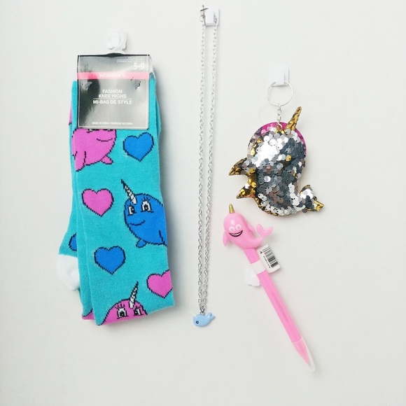 Jewelry - Narwhal theme single gift Party Pack